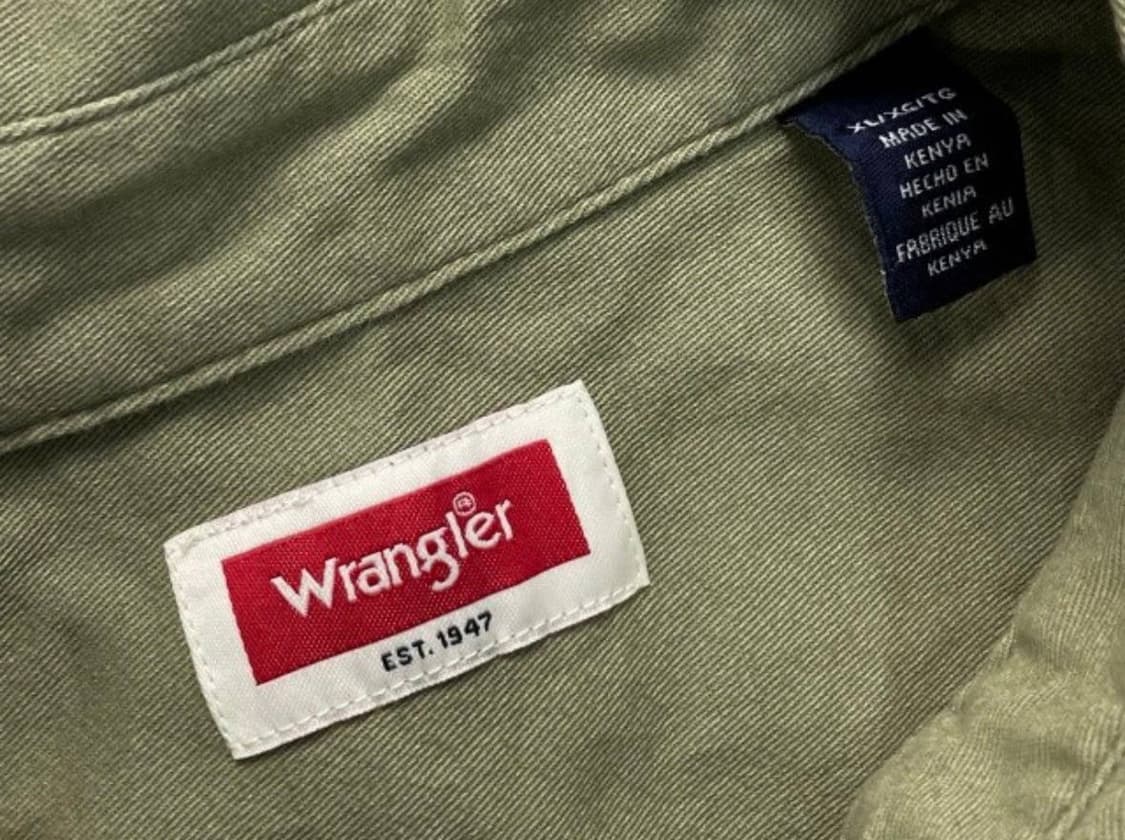 Wrangler 랭글러 카키 워크 셔츠 상품이미지2
