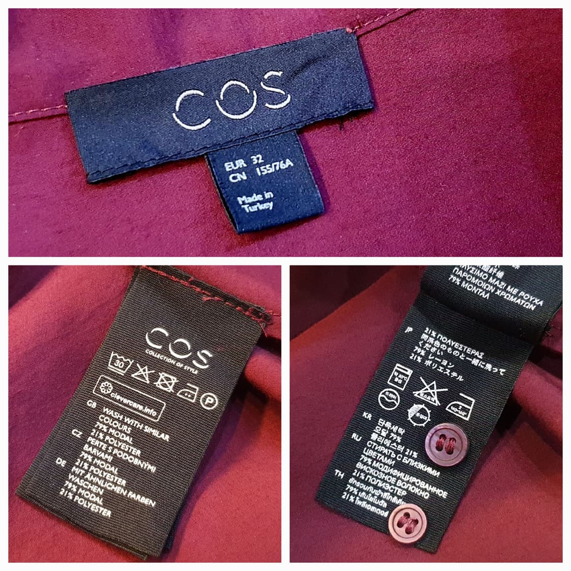 55.COS 크롭 시프트 블라우스 상품이미지6