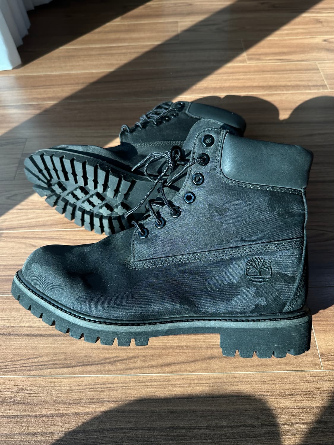 275 팀버랜드 6인치 자카드 블랙 카모 부츠 상품이미지1