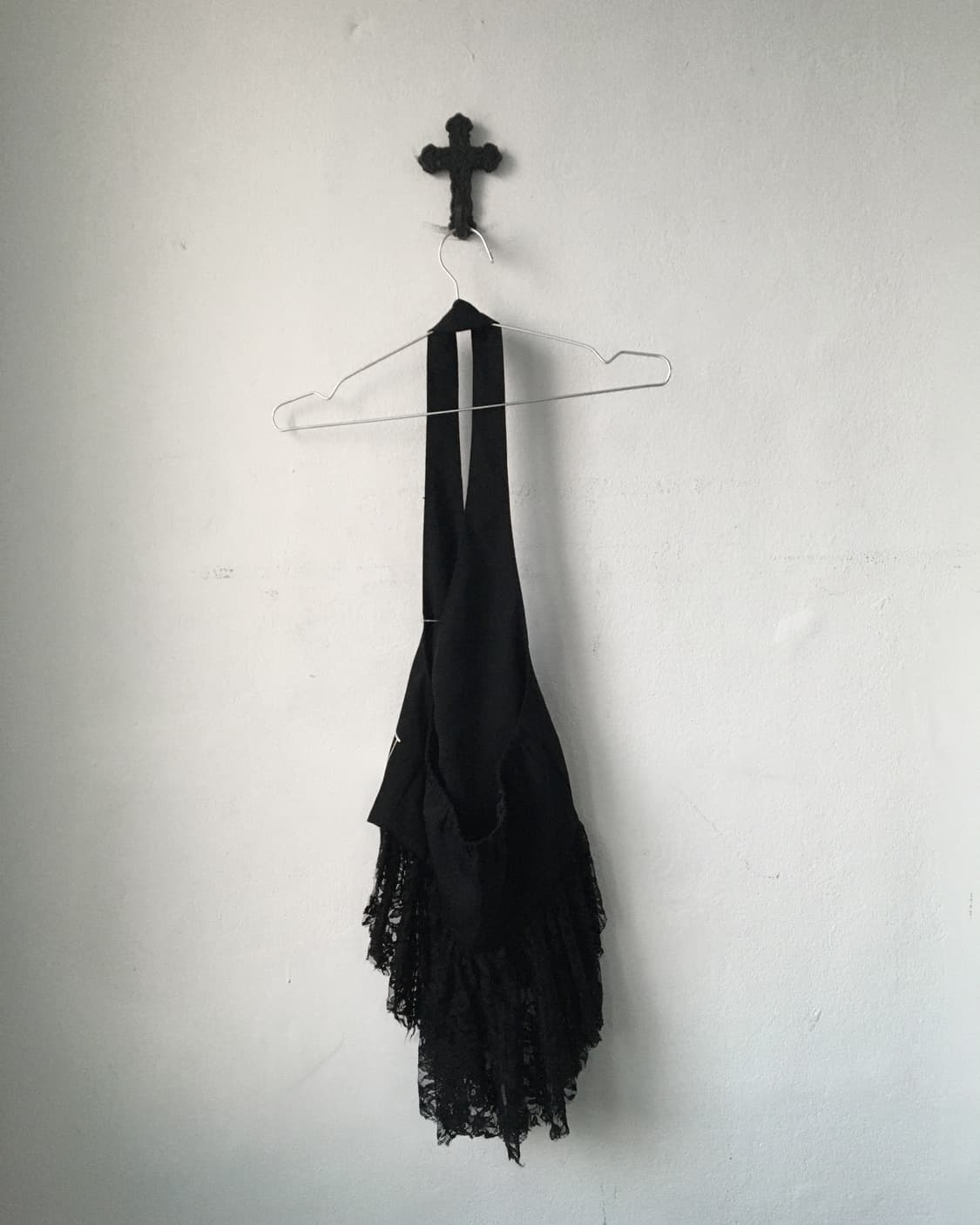 Lace trimming point vest 상품이미지3