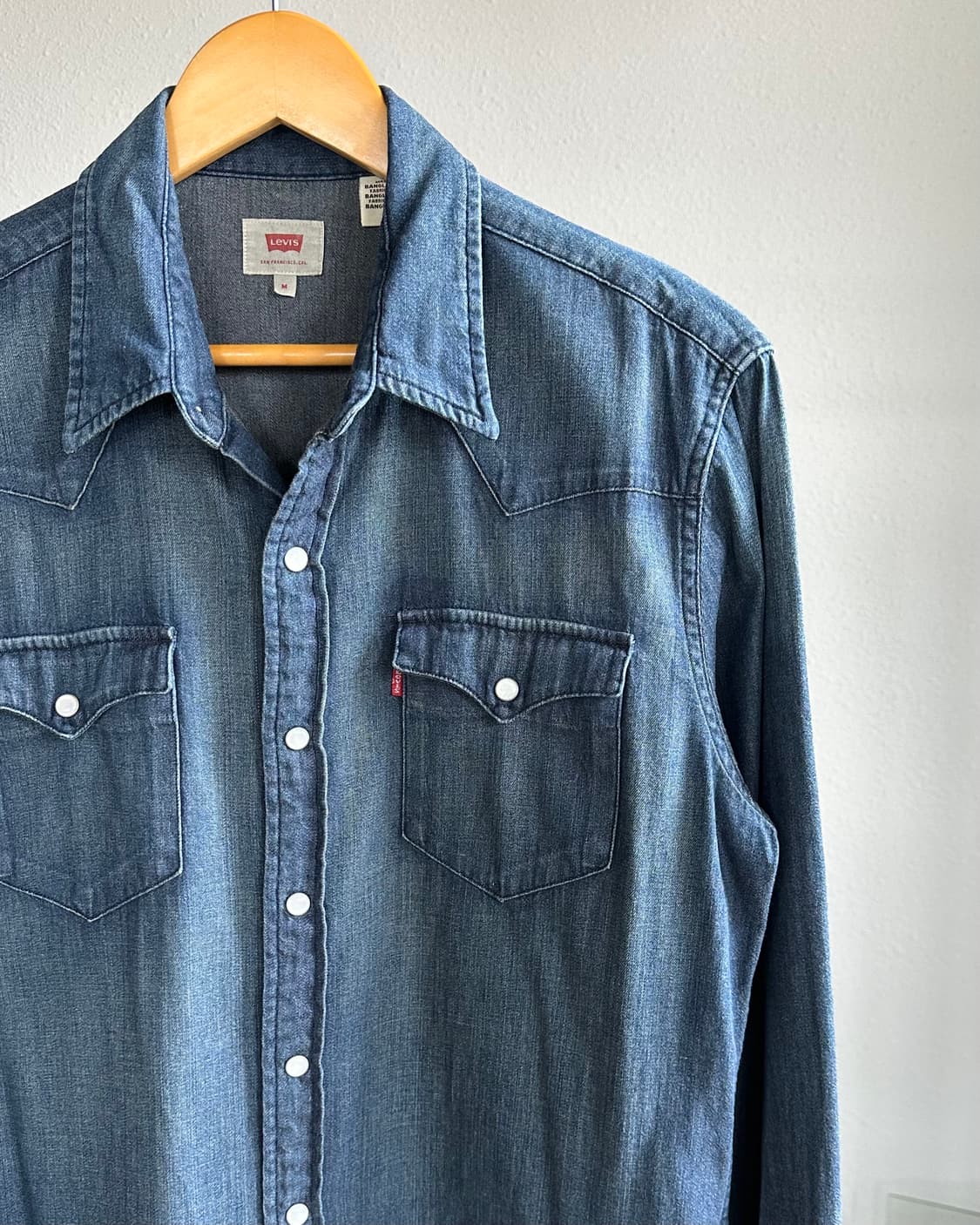 [M]리바이스 Levi's 클래식 웨스턴 데님 셔츠 상품이미지3