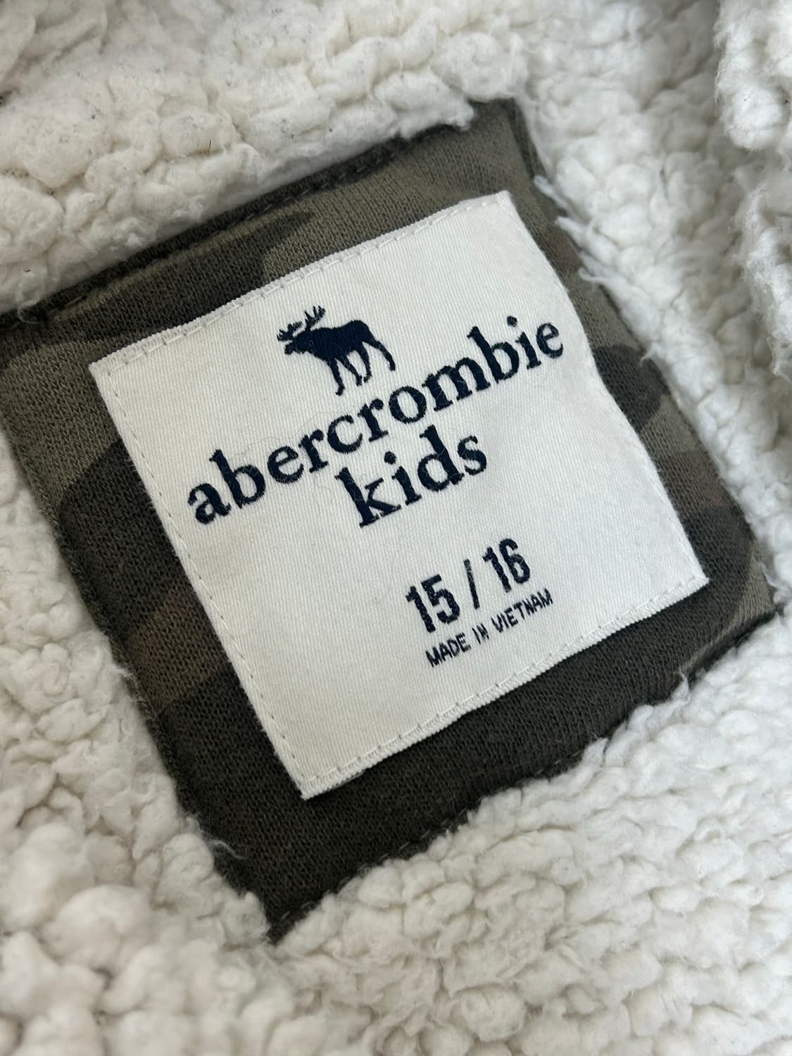 아베크롬비 카모 쉐르파 후드집업 상품이미지5