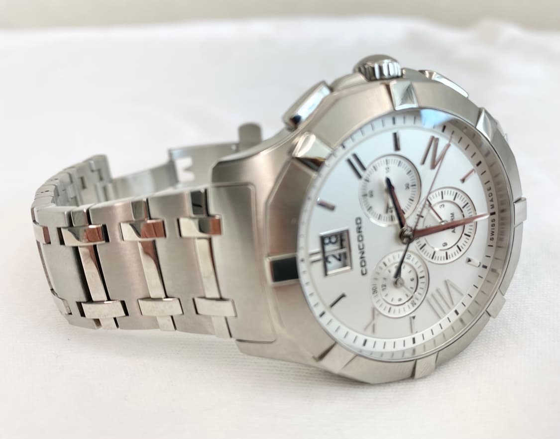 콩코드 스틸 크로노 42mm 사라토가 쿼츠 남성용 상품이미지4