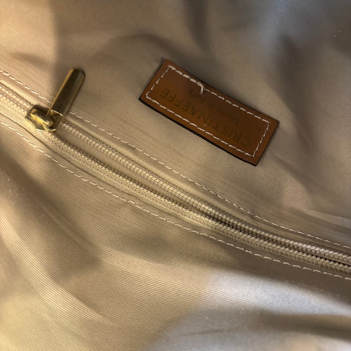 정품 크리스티나에페 리얼 파이톤 뱀피 투웨이백    상품이미지8