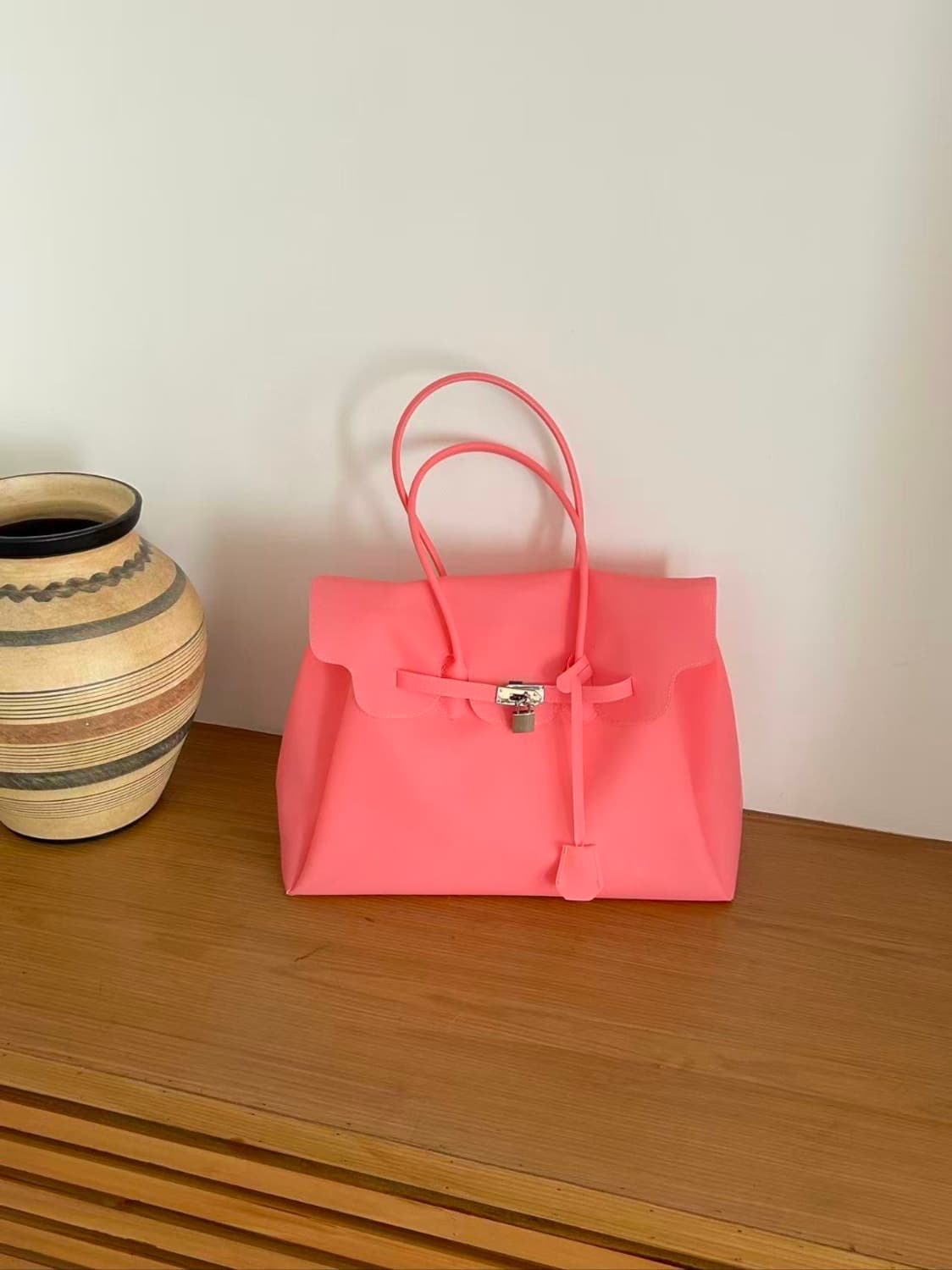 키키 젤리 버킨백 핫핑 새상품👜💕 상품이미지2