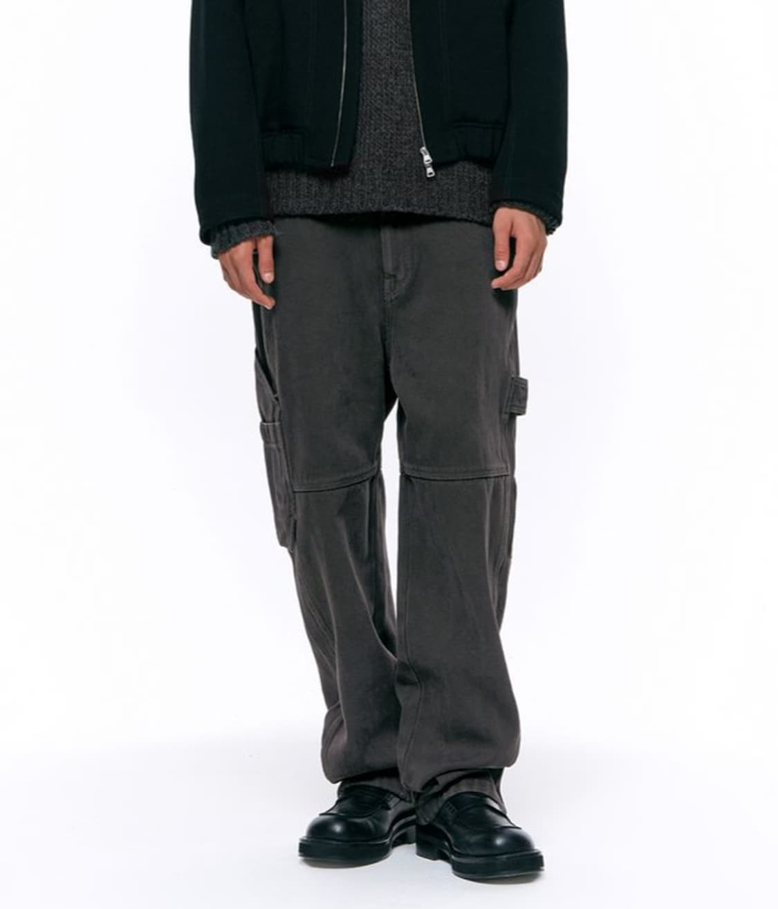 인사일런스 가먼트 다이드 페인터 팬츠 CHOCOLATE 상품이미지1