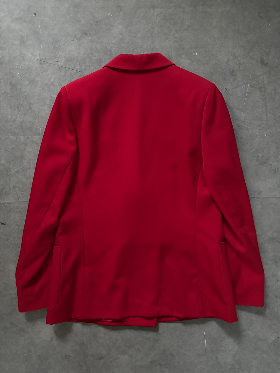 Burberry 버버리 레드컬러 금장버튼 울 더블 블레이저 상품이미지2