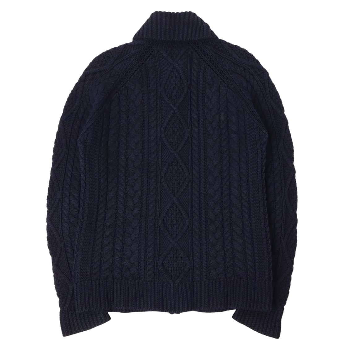 폴로 랄프로렌 네이비 피셔 케이블 니트 숄카라 가디건 상품이미지6