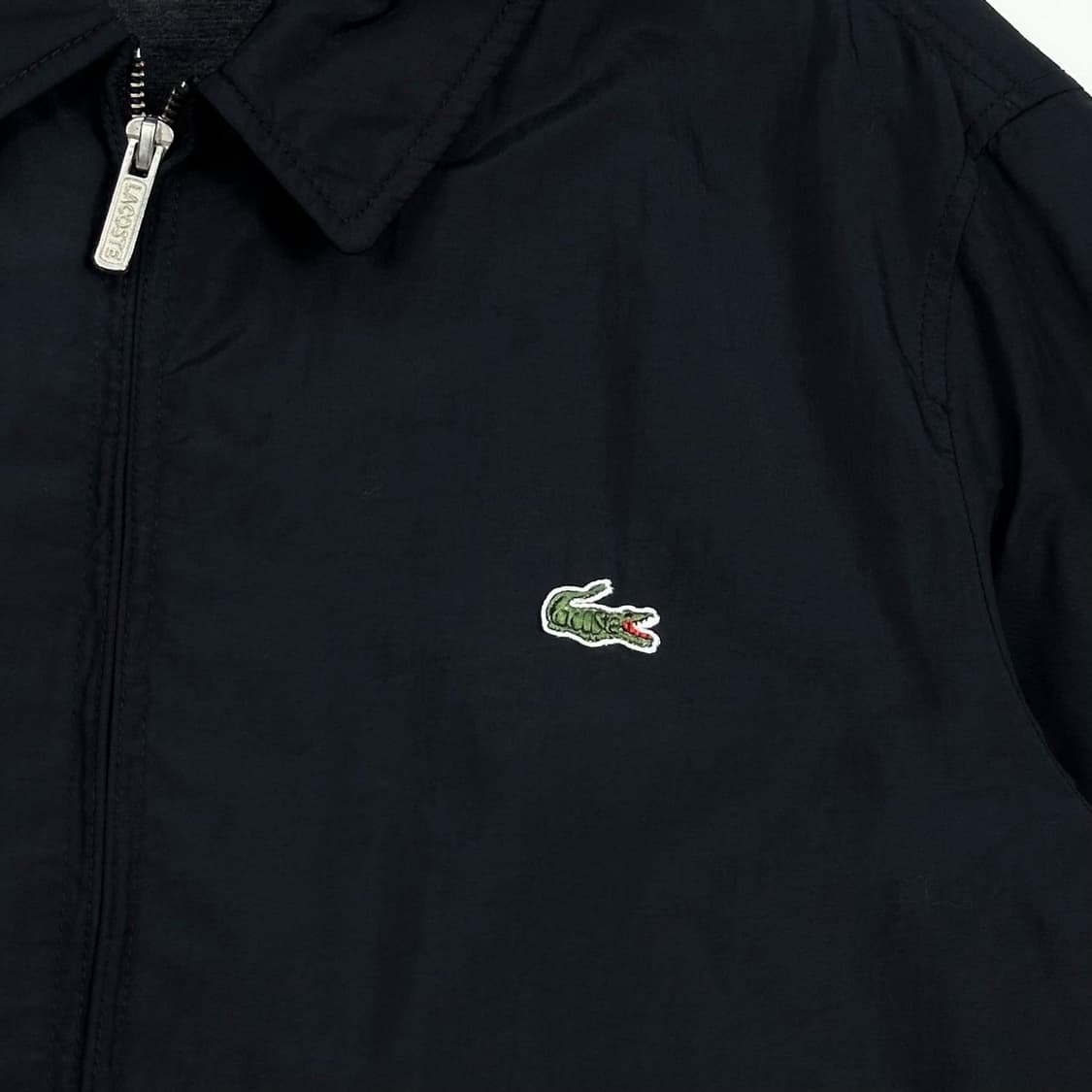 라코스테 크록 레트로 블랙 블루종 자켓 (L) 상품이미지3