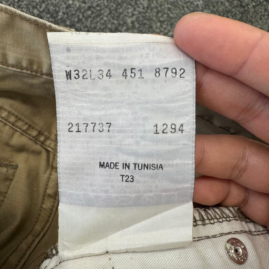 90s 리바이스 451 브라운 스트레이트 진 (30)  상품이미지6