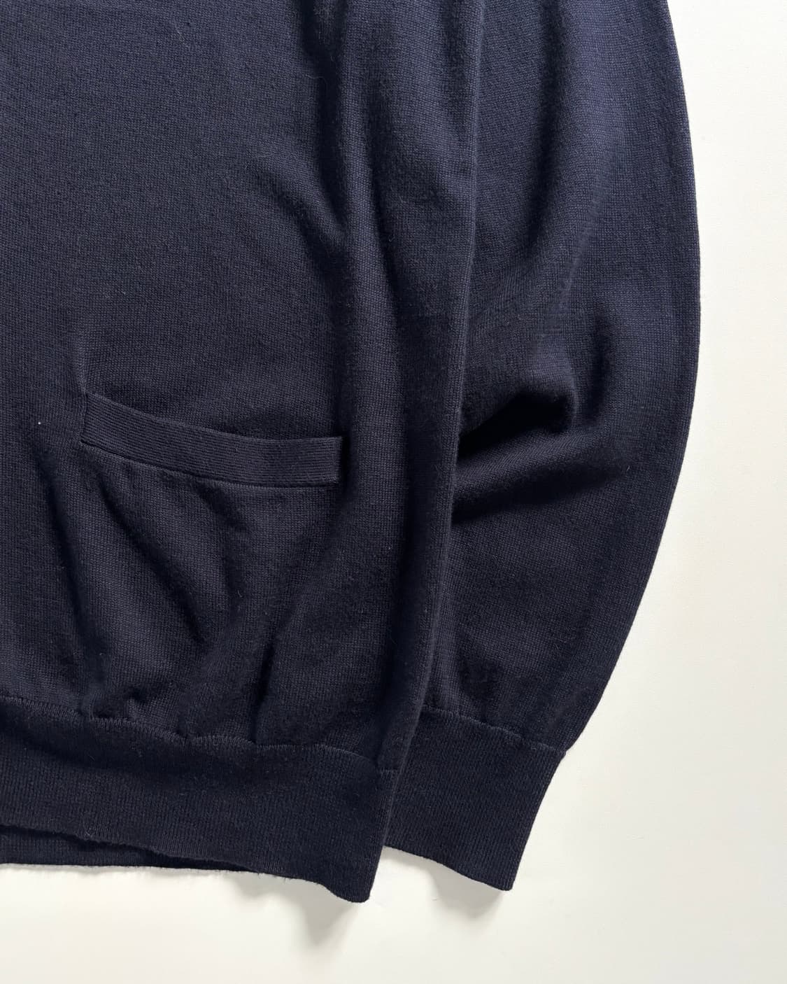 Polo 폴로 랄프로렌 신형 피마코튼 네이비컬러 브이넥 가디건 상품이미지5