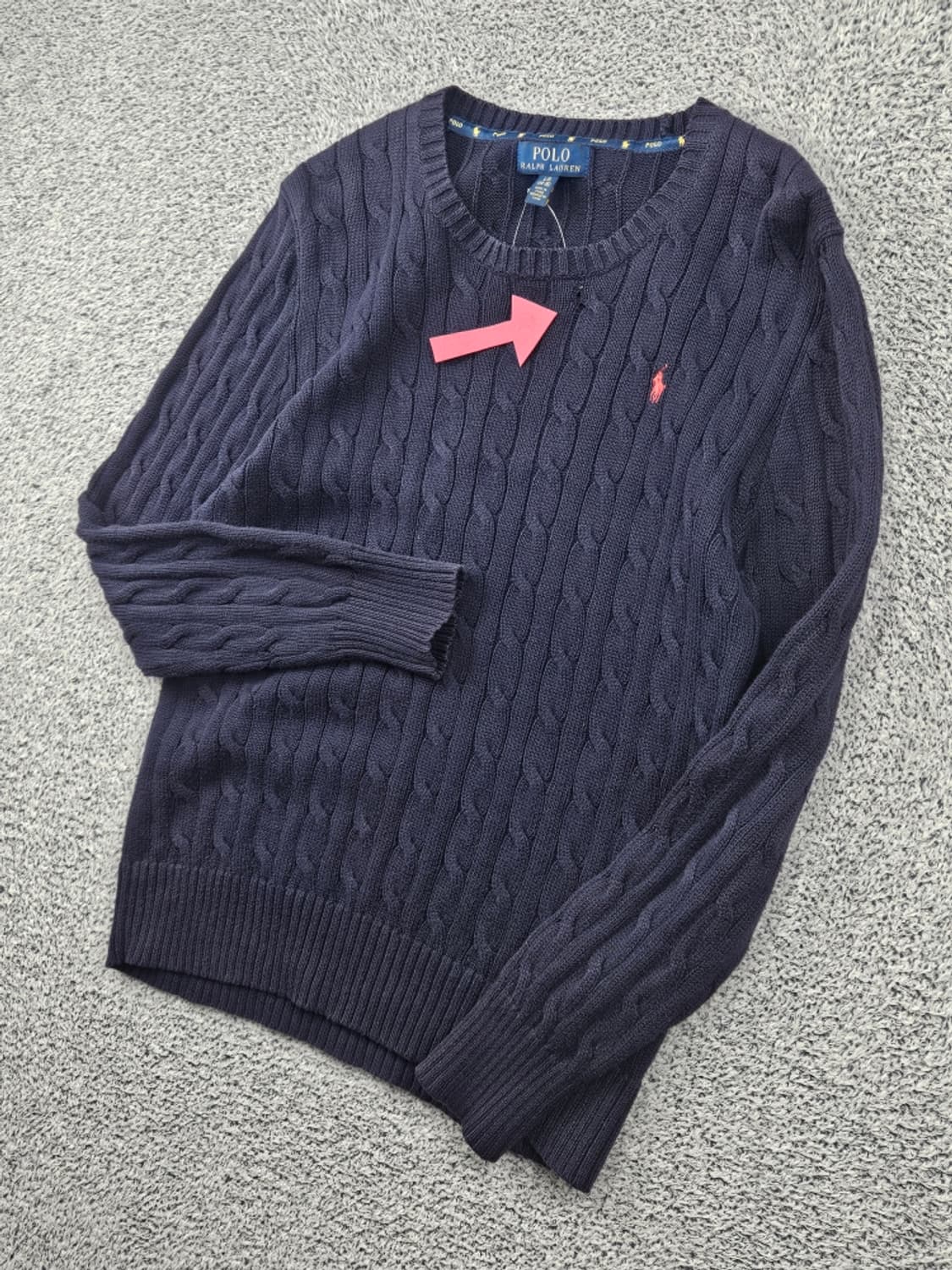 폴로랄프로렌 케이블 니트 스웨터 ( L ) / 11764 상품이미지6