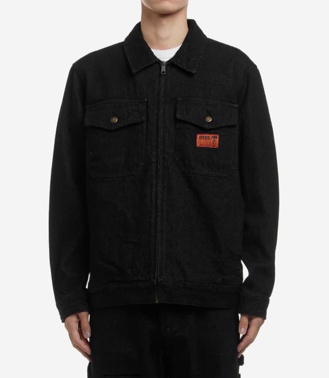 정품 데우스 엑스 마키나 레코즈 블랙 데님자켓(M,새상품) 상품이미지6