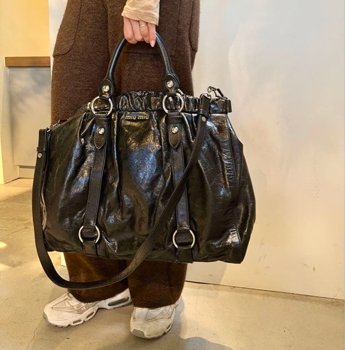 미우미우 비텔로 럭스 빅토트백 숄더크로스백 상품이미지8