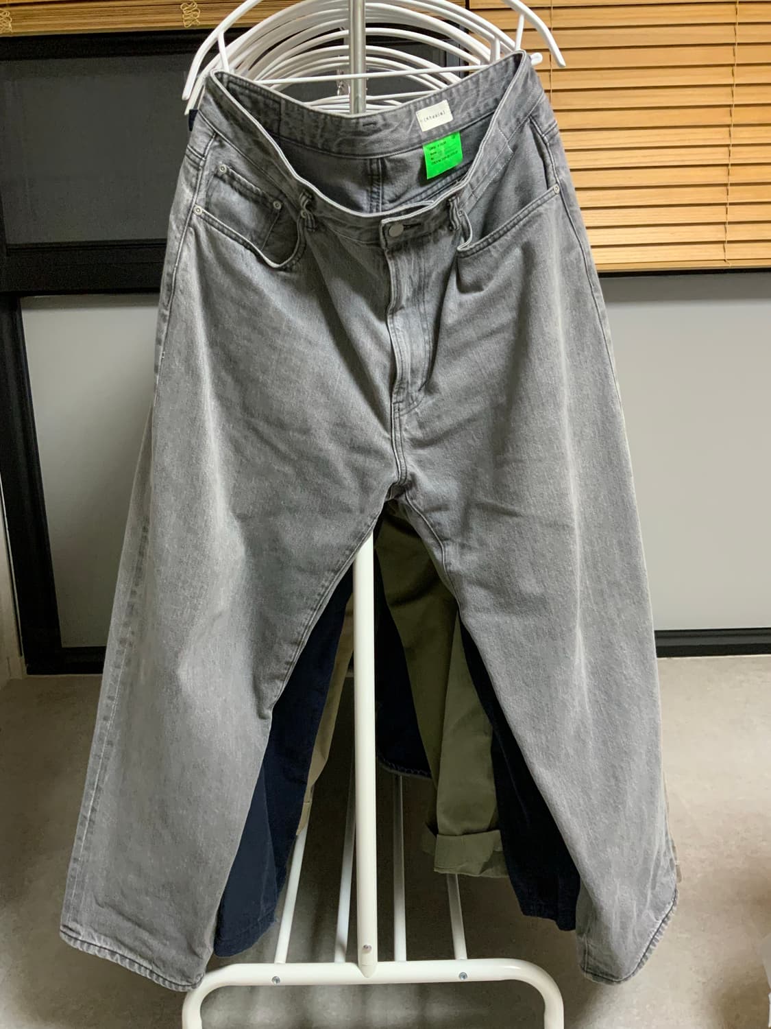 카키스 릴렉스드 5P 진 라이트 그레이 (라지) 상품이미지1