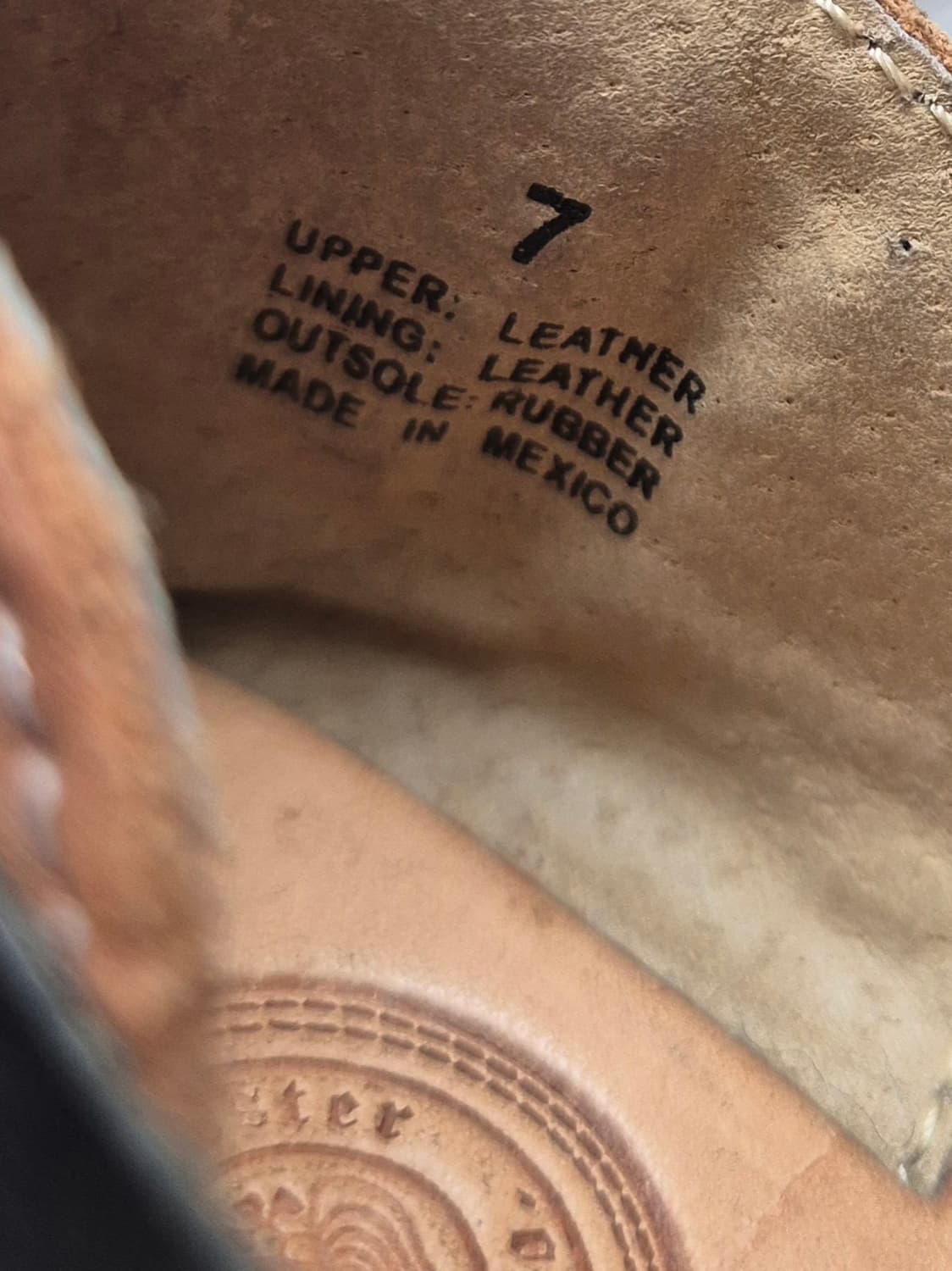 멕시코 후아라체 가죽 신발 상품이미지4