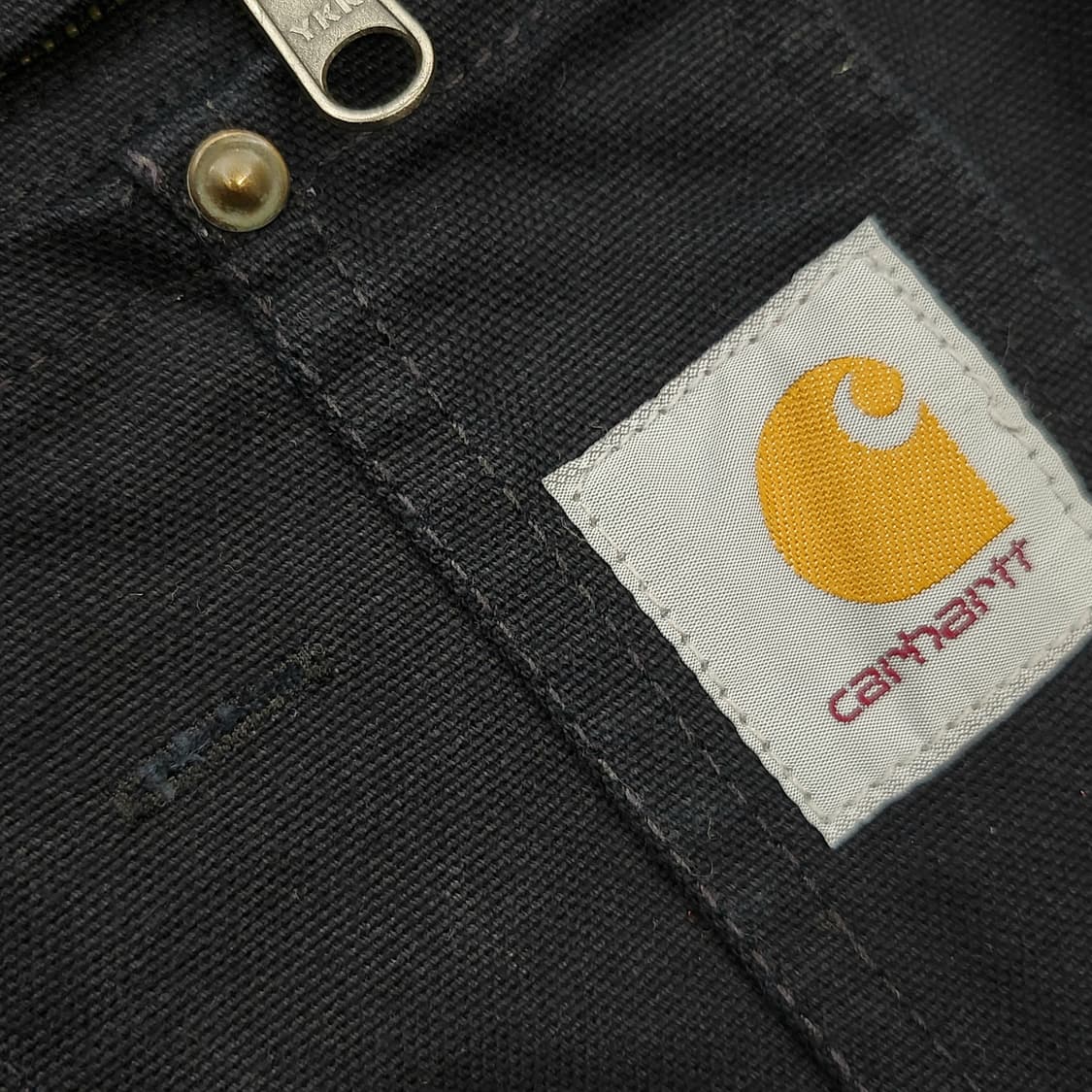 칼하트 빈티지 블랙 에이프런 앞치마 상품이미지8