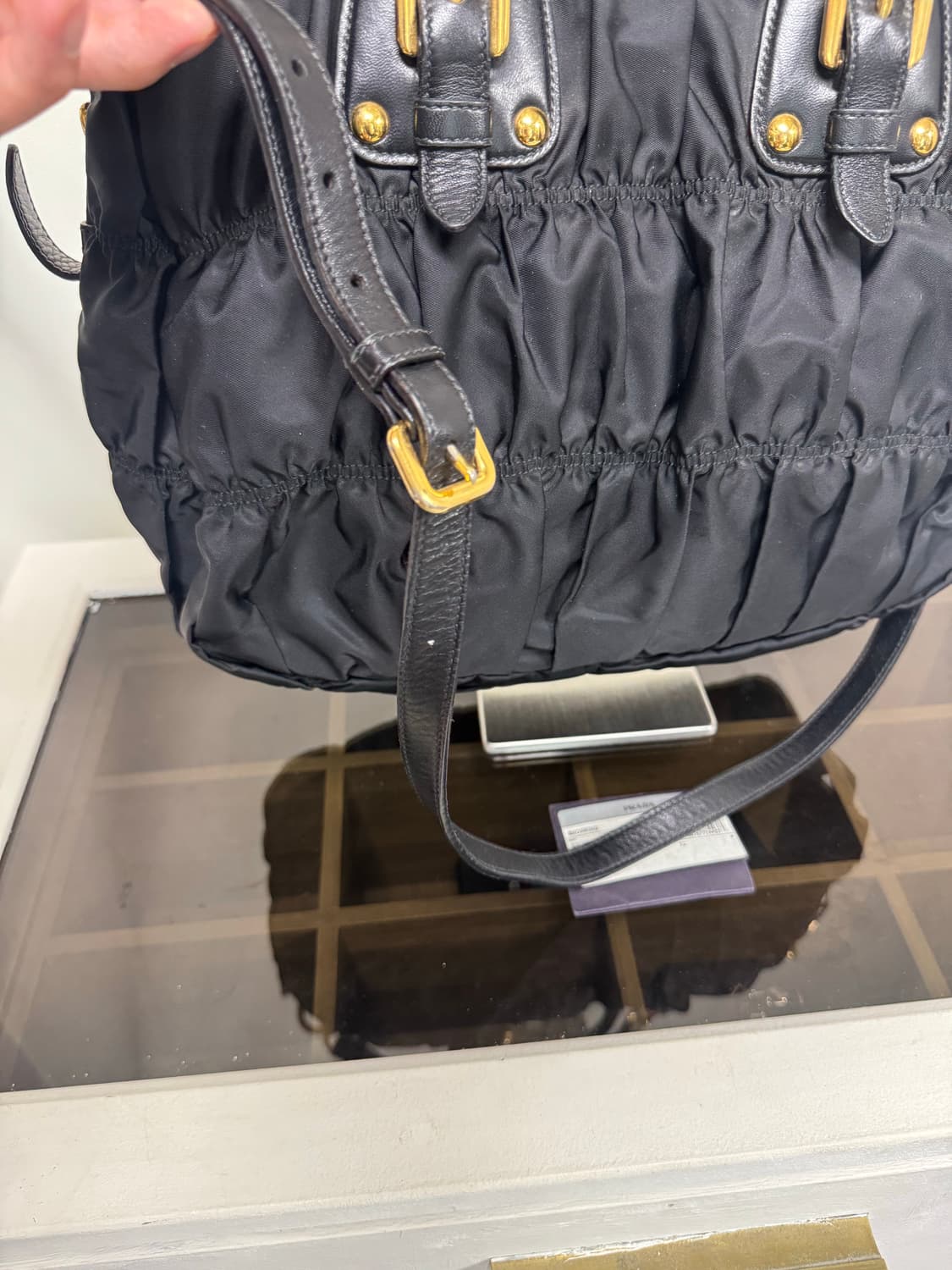 정품 프라다 고프레 가방 상품이미지8