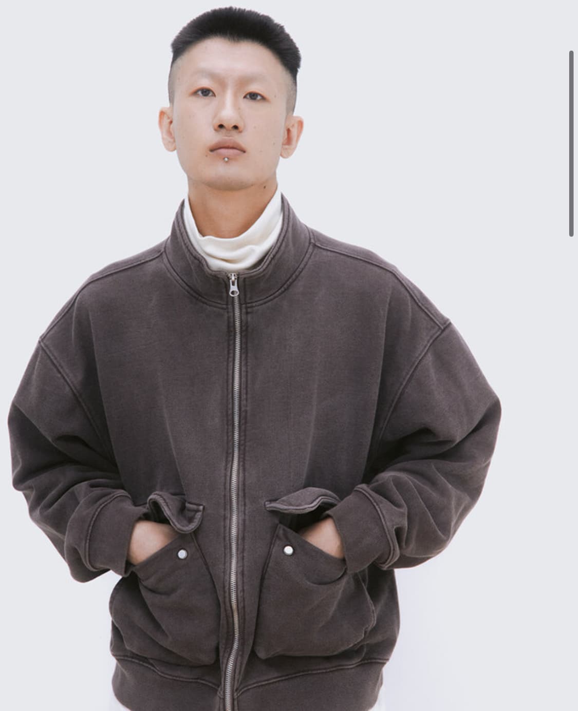 (3)자고류 시선 Natural Dyed A-1 Sweat Blouson 상품이미지4