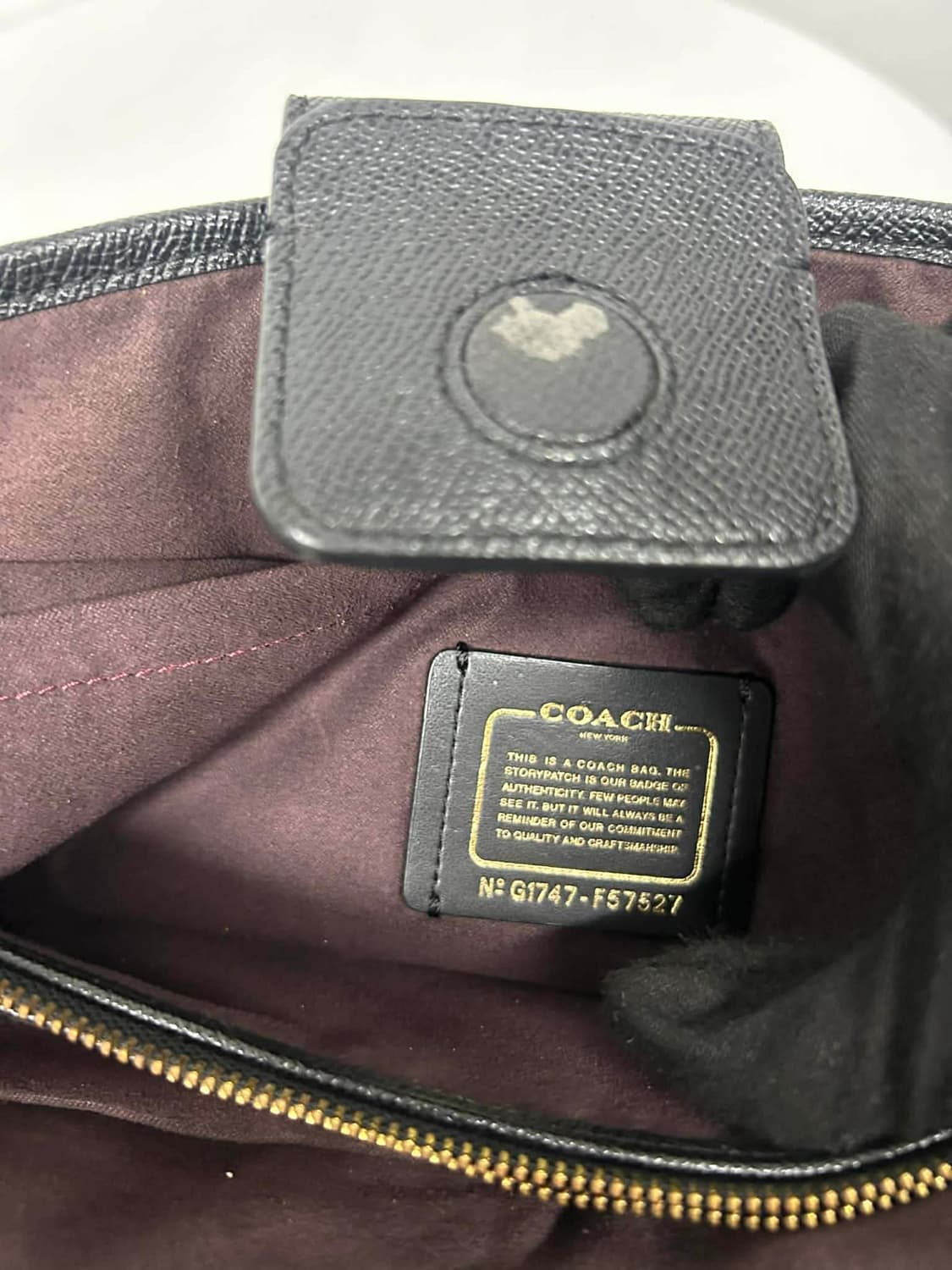 코치 레더 2웨이 핸드백 토트백 상품이미지7