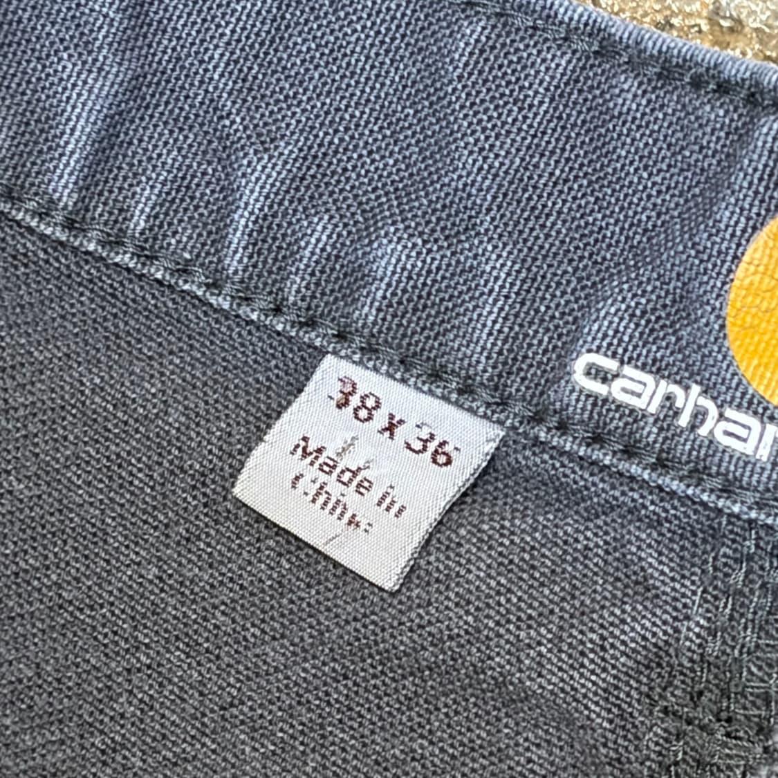 00s USA 빈티지 칼하트 더블니 워크팬츠 상품이미지5