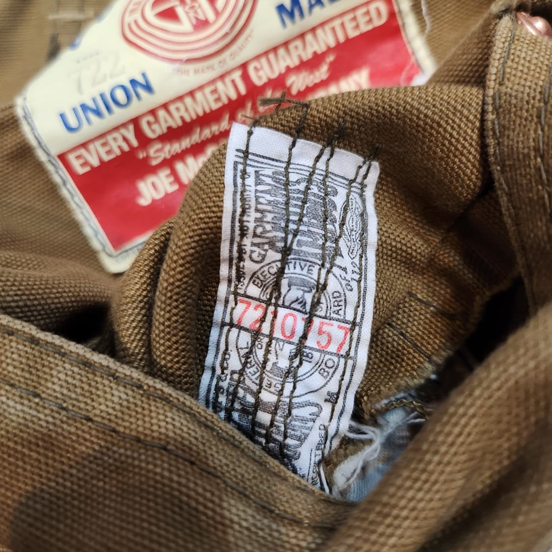 리얼맥코이 조맥코이 8HU 더블니 워크 팬츠 28 상품이미지4