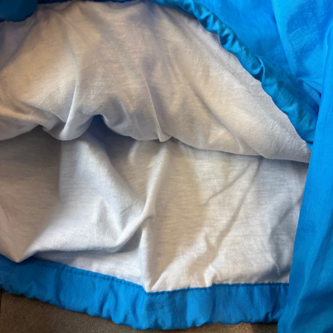 90년대 생산 NFL 프로 라인 바이 챔피온 블랙 나일론 웜업 상품이미지5