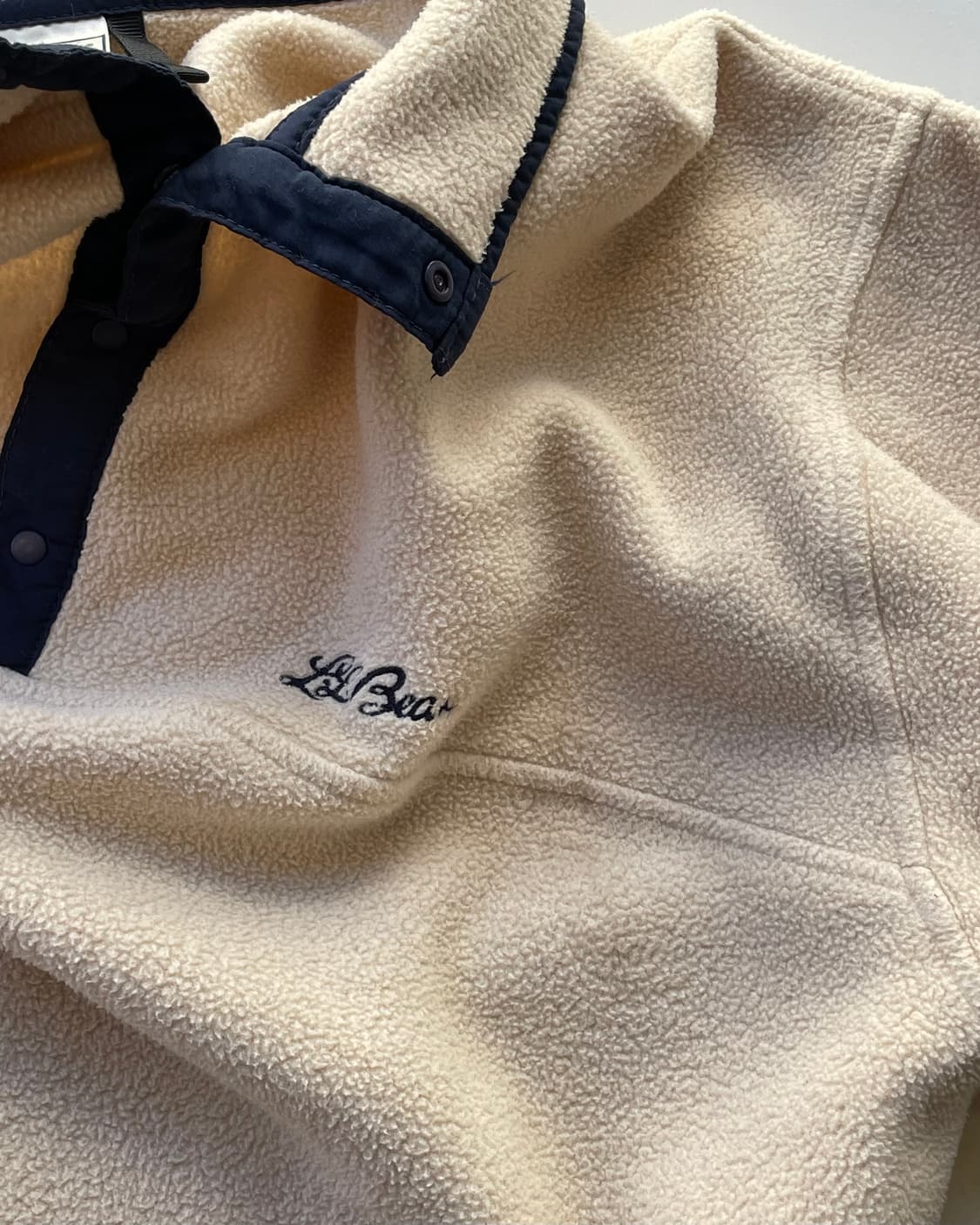 90’s usa LL bean fleece pullover 엘엘빈 플리스 상품이미지9