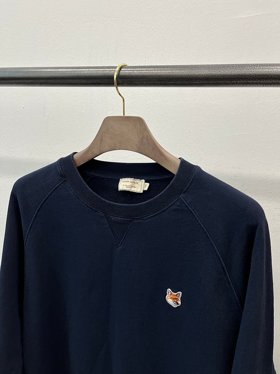 110) 메종키츠네 폭스헤드 맨투맨 상품이미지4