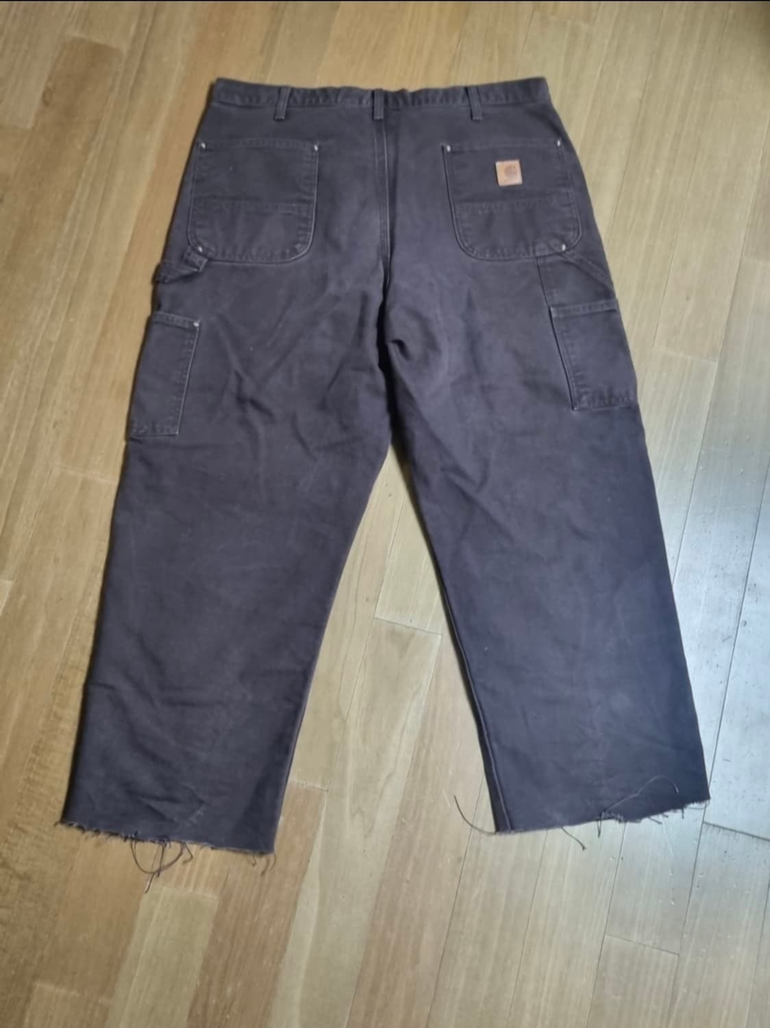 B136 칼하트 더블니 다크브라운 상품이미지5