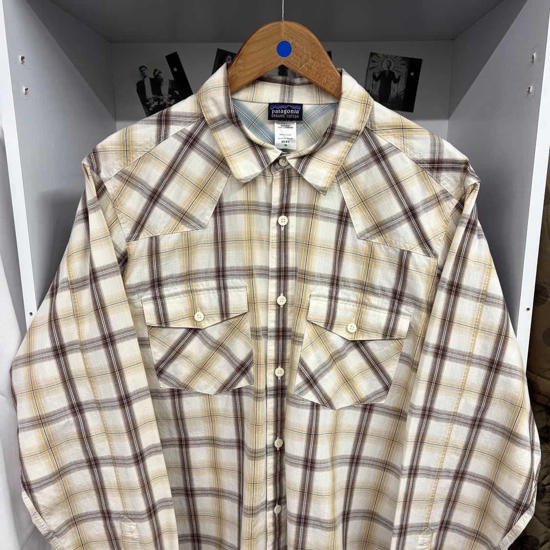 (M) 파타고니아 오가닉 아웃도어 체크 셔츠 상품이미지2