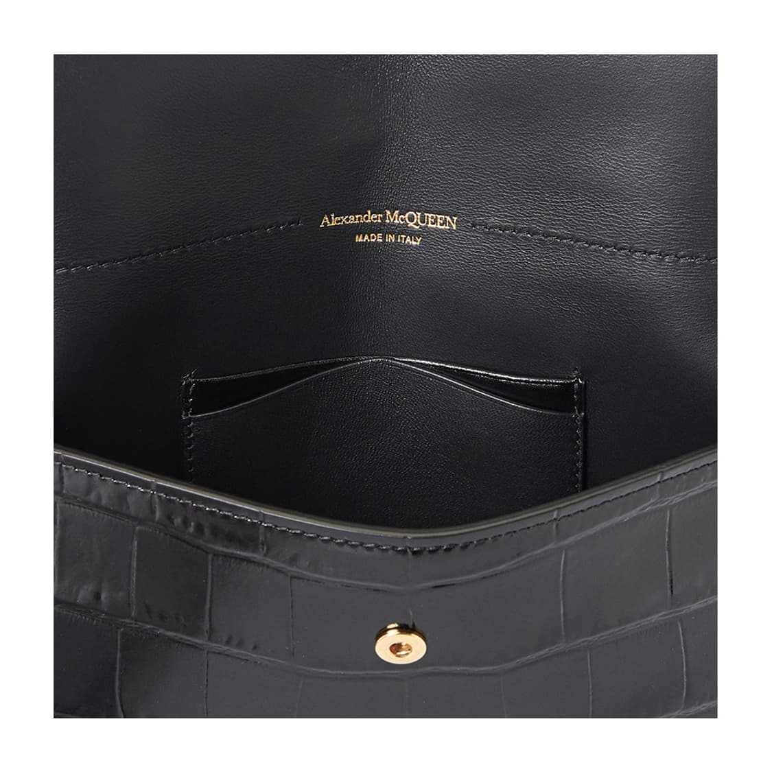 새상품 알렉산터 맥퀸 클러치 스컬 크로커다일 클러치백 상품이미지6