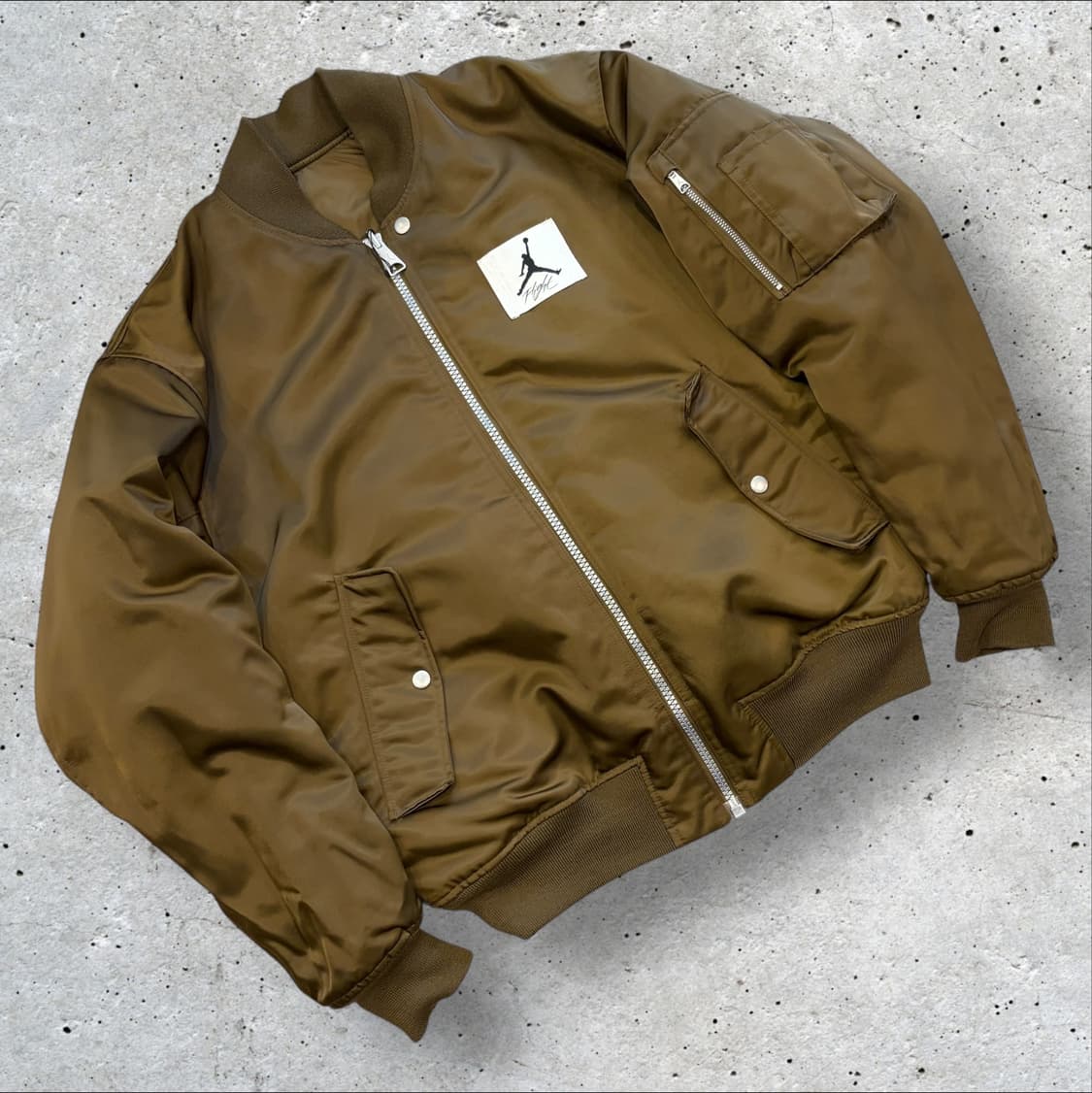 [XL] 조던 나이키 리버시블 플라이트 브라운 봄버 자켓 C619 상품이미지1