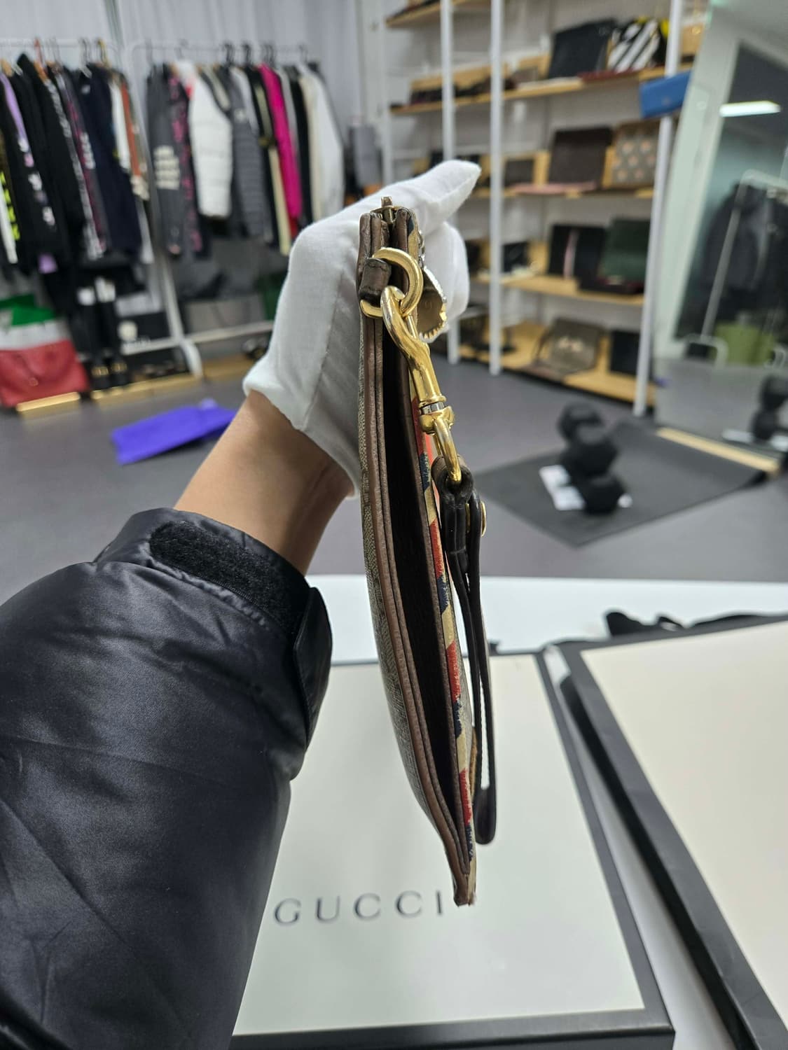 [정품]구찌 쿠리에 클러치백 상품이미지3