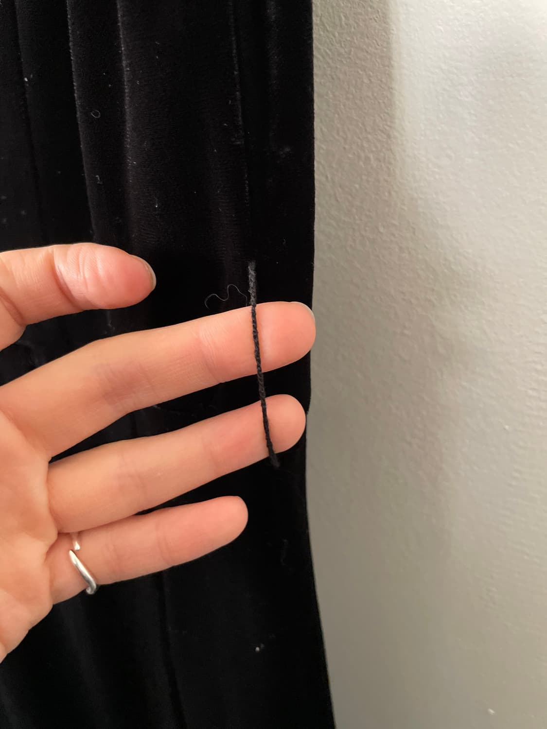 vintage black squre neck flare dress 상품이미지9