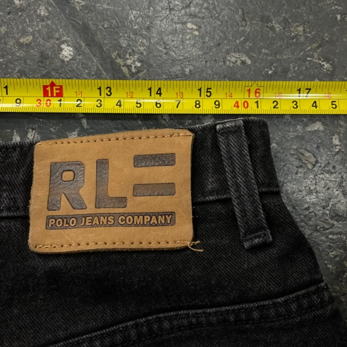 34 폴로 진스 컴퍼니 블랙 데님팬츠 상품이미지8