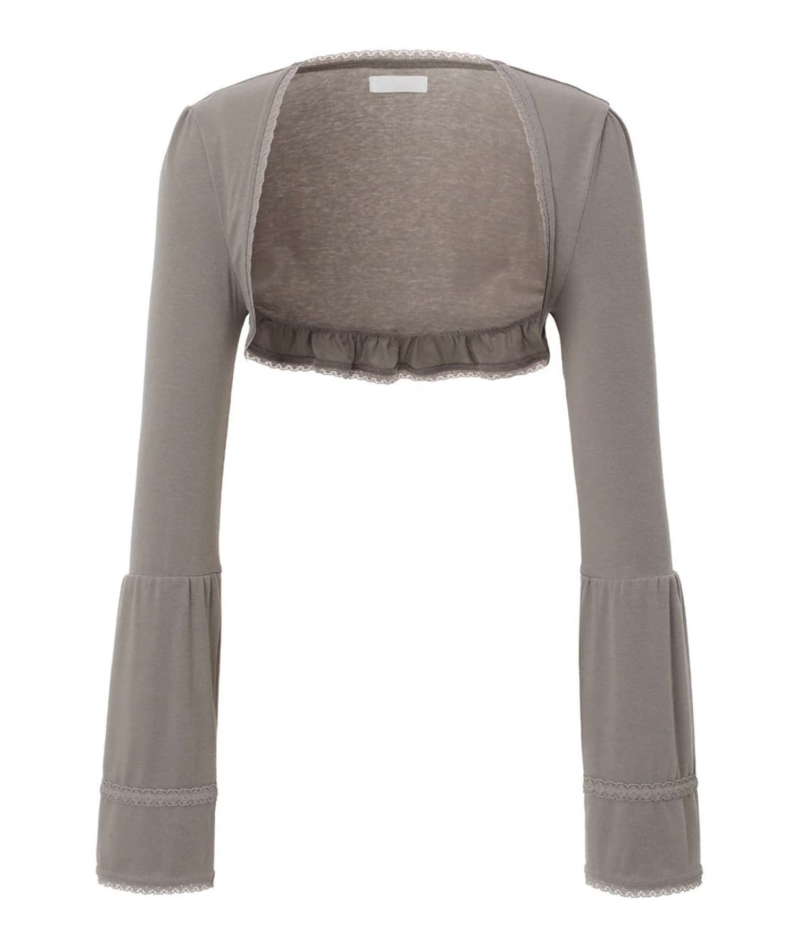 쓰리타임즈 크레페튜브탑+볼레로 세트 브라운 상품이미지2