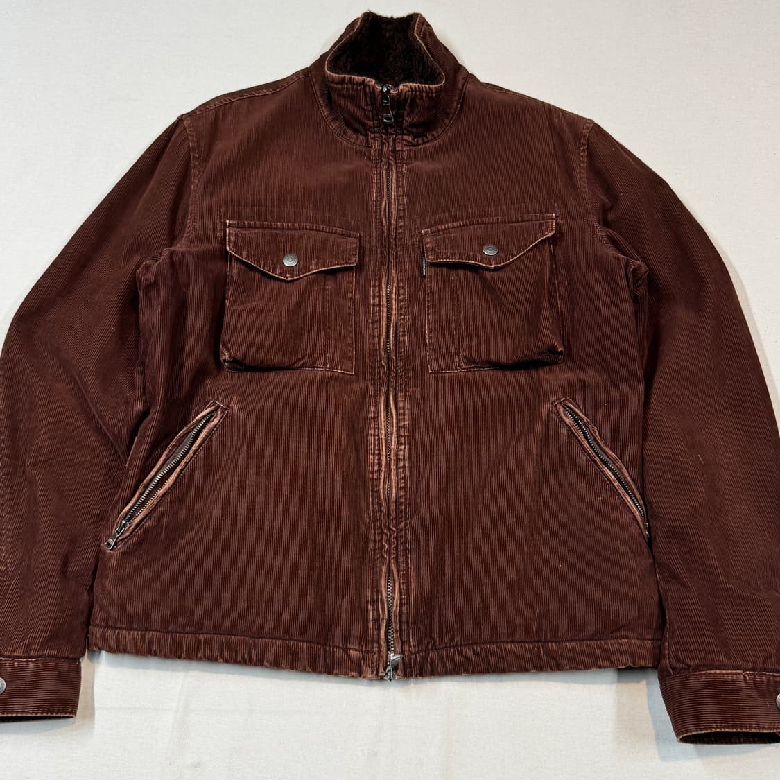 XL) 캘빈클라인 진스 브라운 코듀로이 자켓 상품이미지2