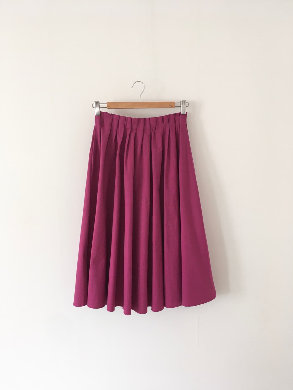 magenta flare skirt 상품이미지3