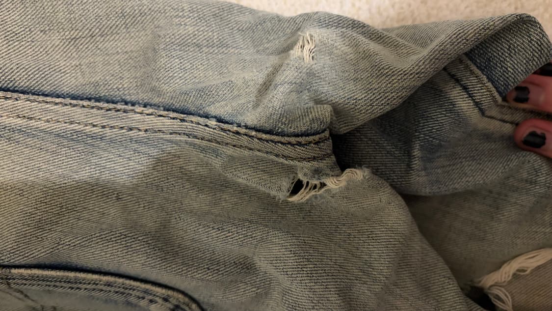 Kurt Cobain Distressed Grunge Lee Jeans  상품이미지4