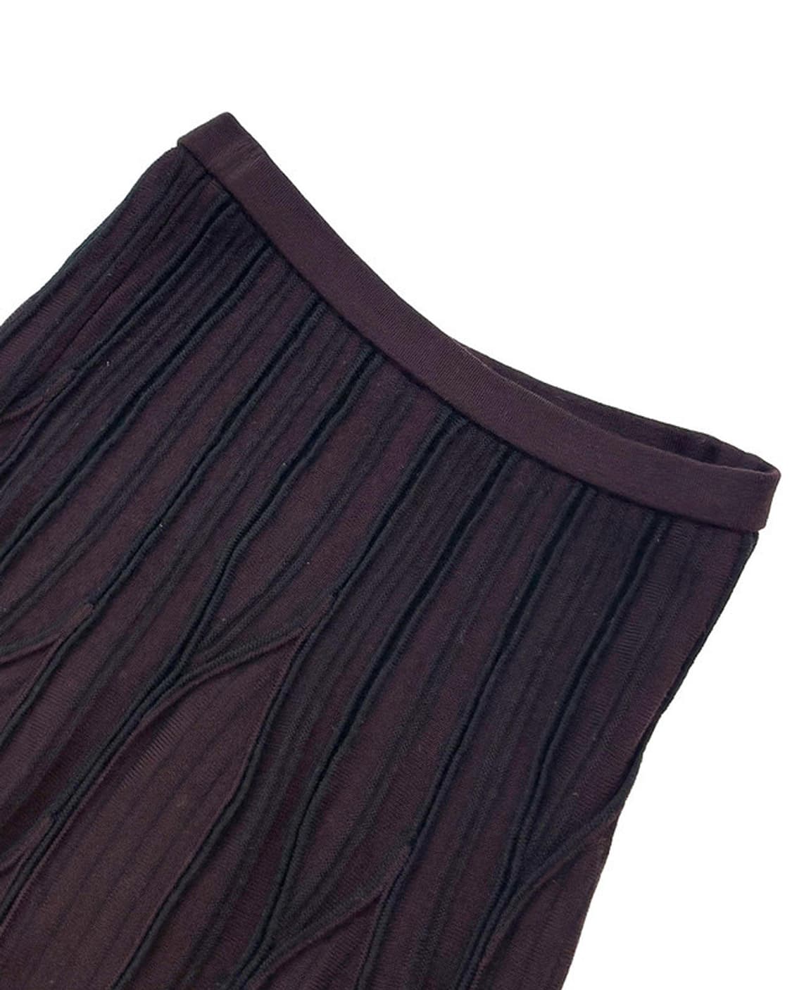 deep wine textured knit skirt 상품이미지2