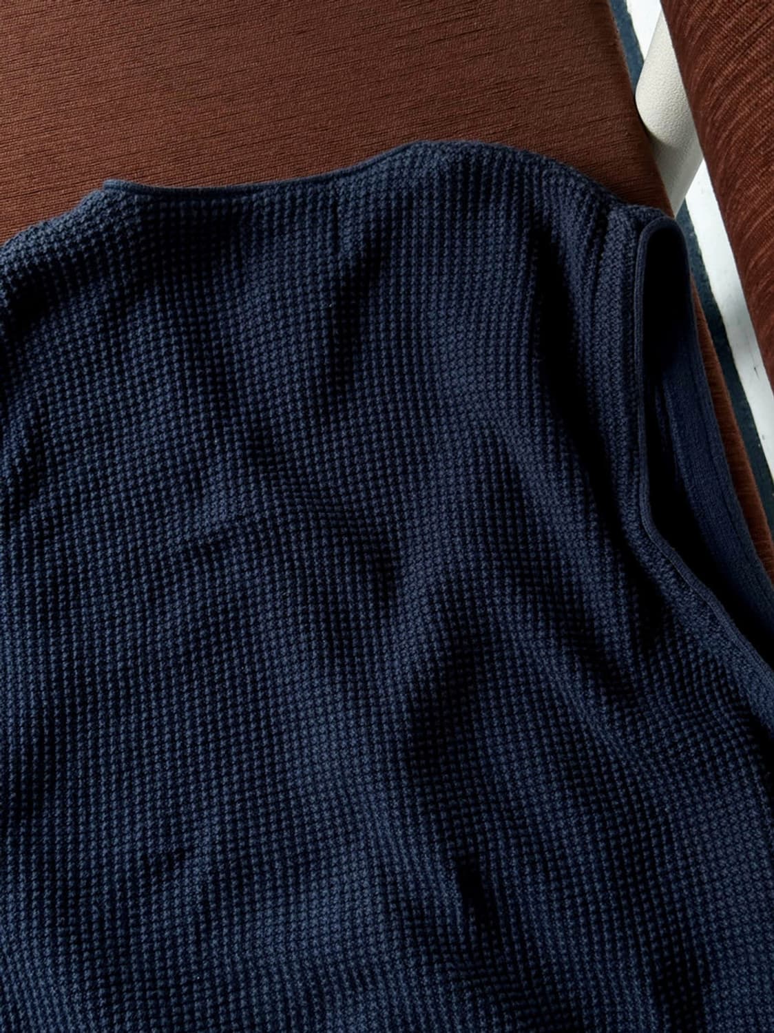 Cotton knitted design vest 상품이미지10