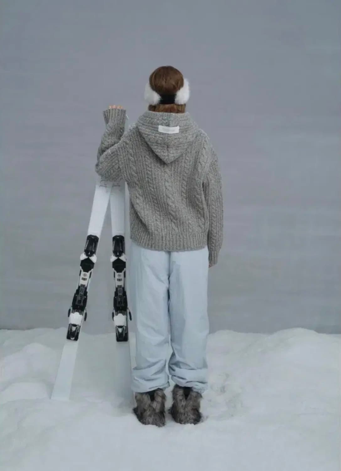 [the Barnnet] 더바넷 케이블 니트 후드 (새상품) 상품이미지5