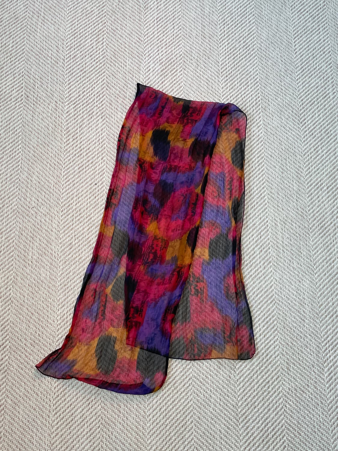 빈티지 실키 머플러  J03336 상품이미지1