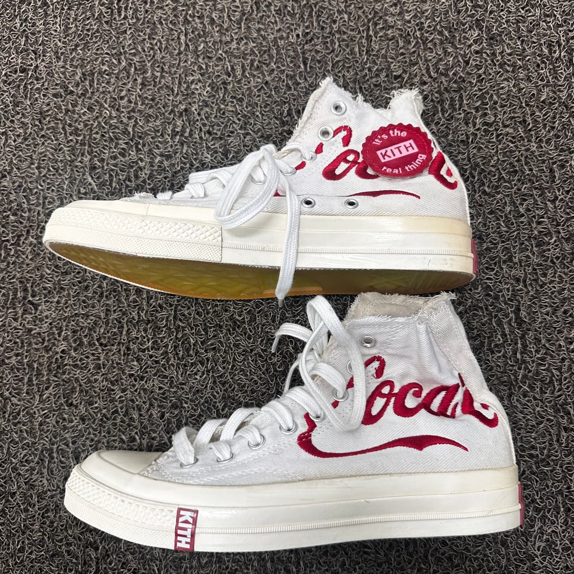컨버스 X KITH 코카콜라 콜라보 하이 스니커즈 7.5 상품이미지1