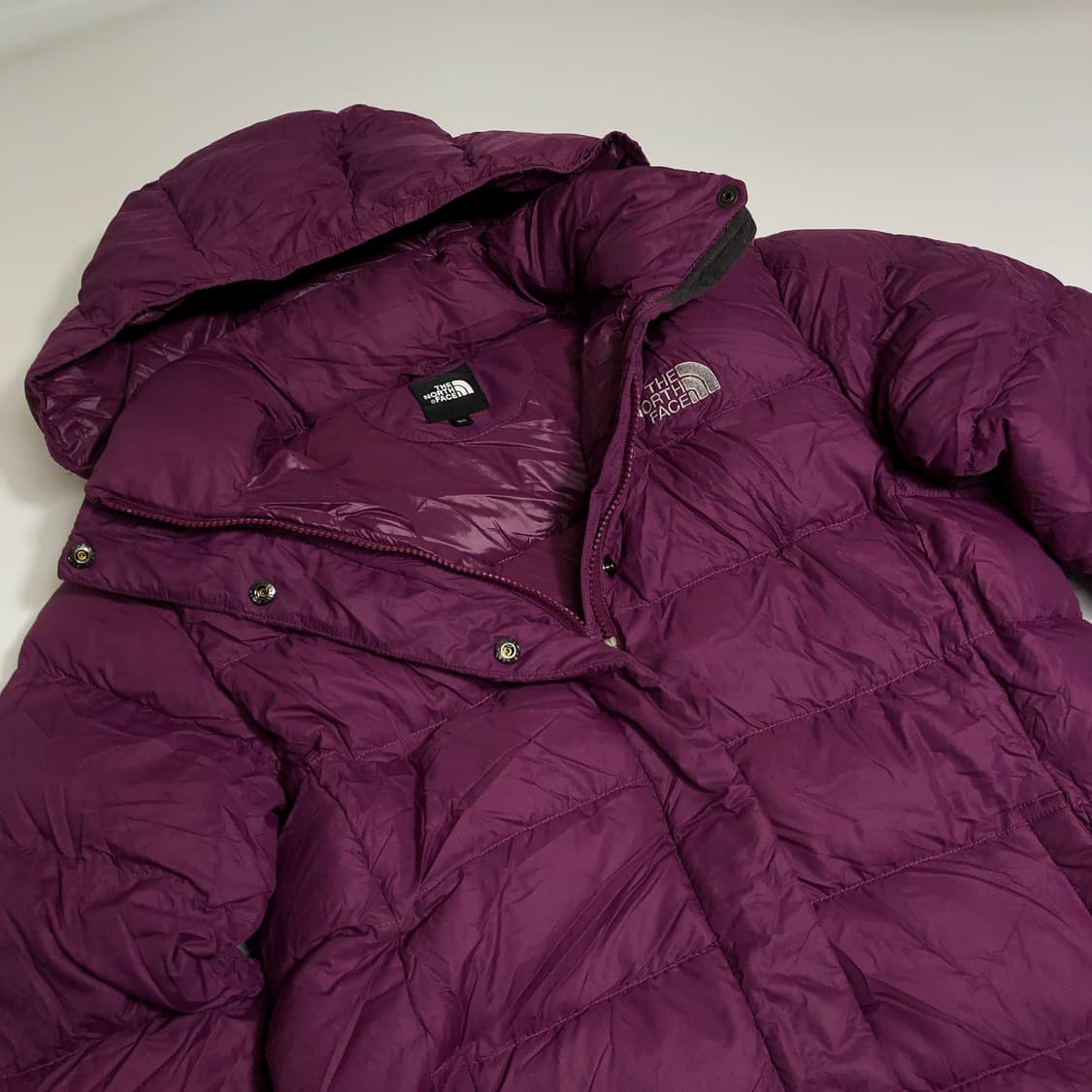노스페이스 700 롱패딩 퍼플 M 상품이미지3