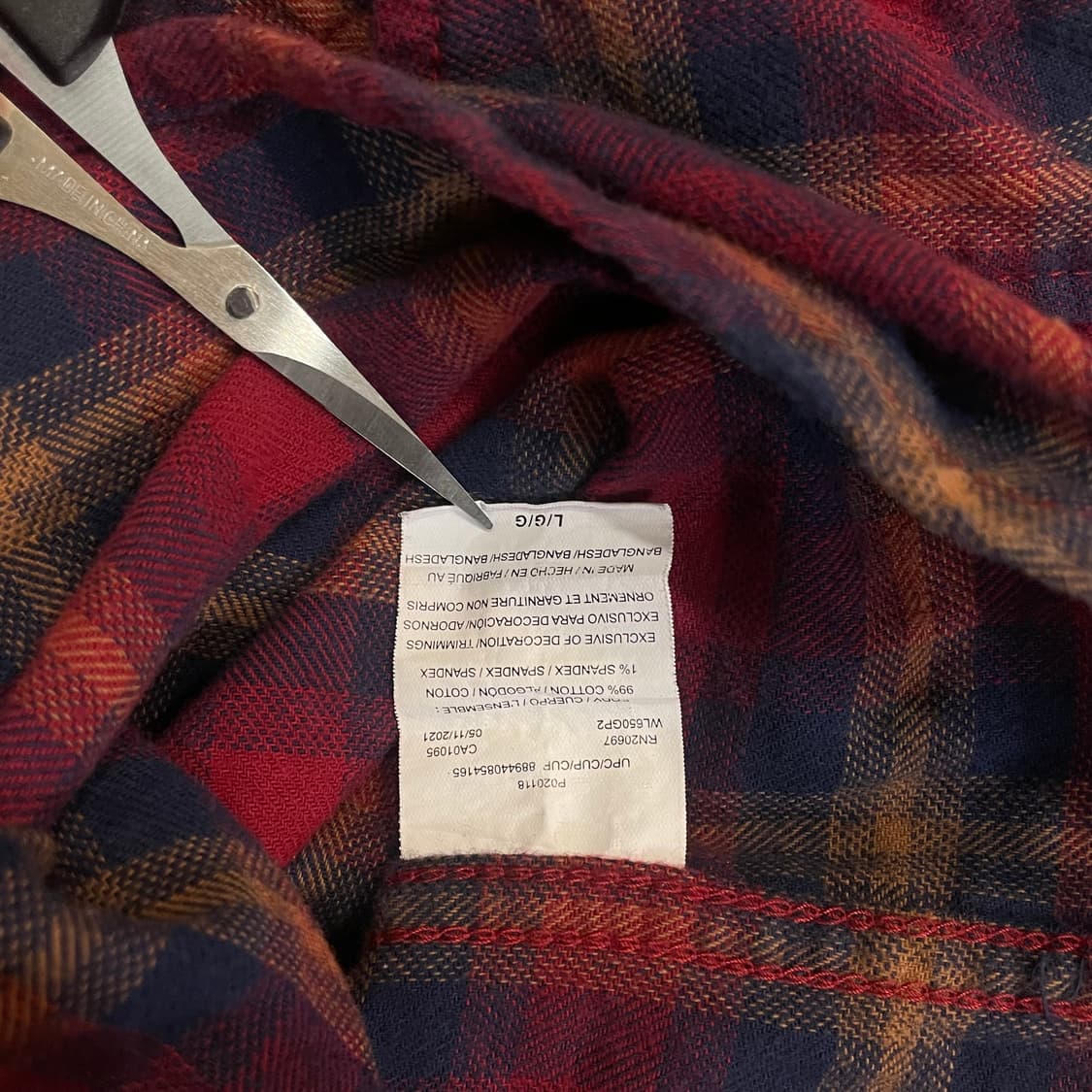 (L) Dickies 디키즈 체크 셔츠 상품이미지9