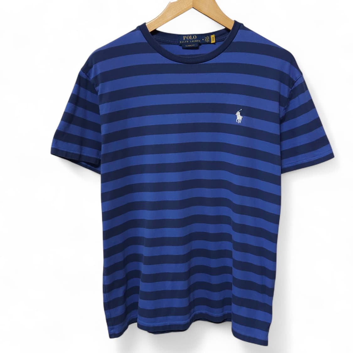 POLO 폴로 클래식핏 스트라이프 반팔티 100~105 상품이미지1