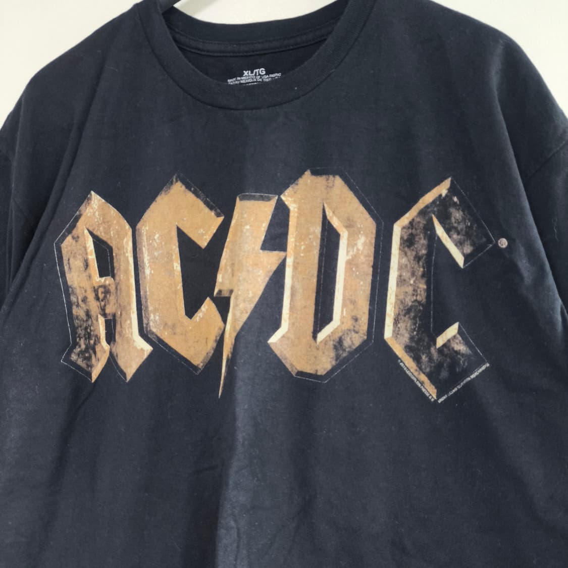 [XL] AC/DC 에이씨디씨 로고 밴드티 상품이미지2