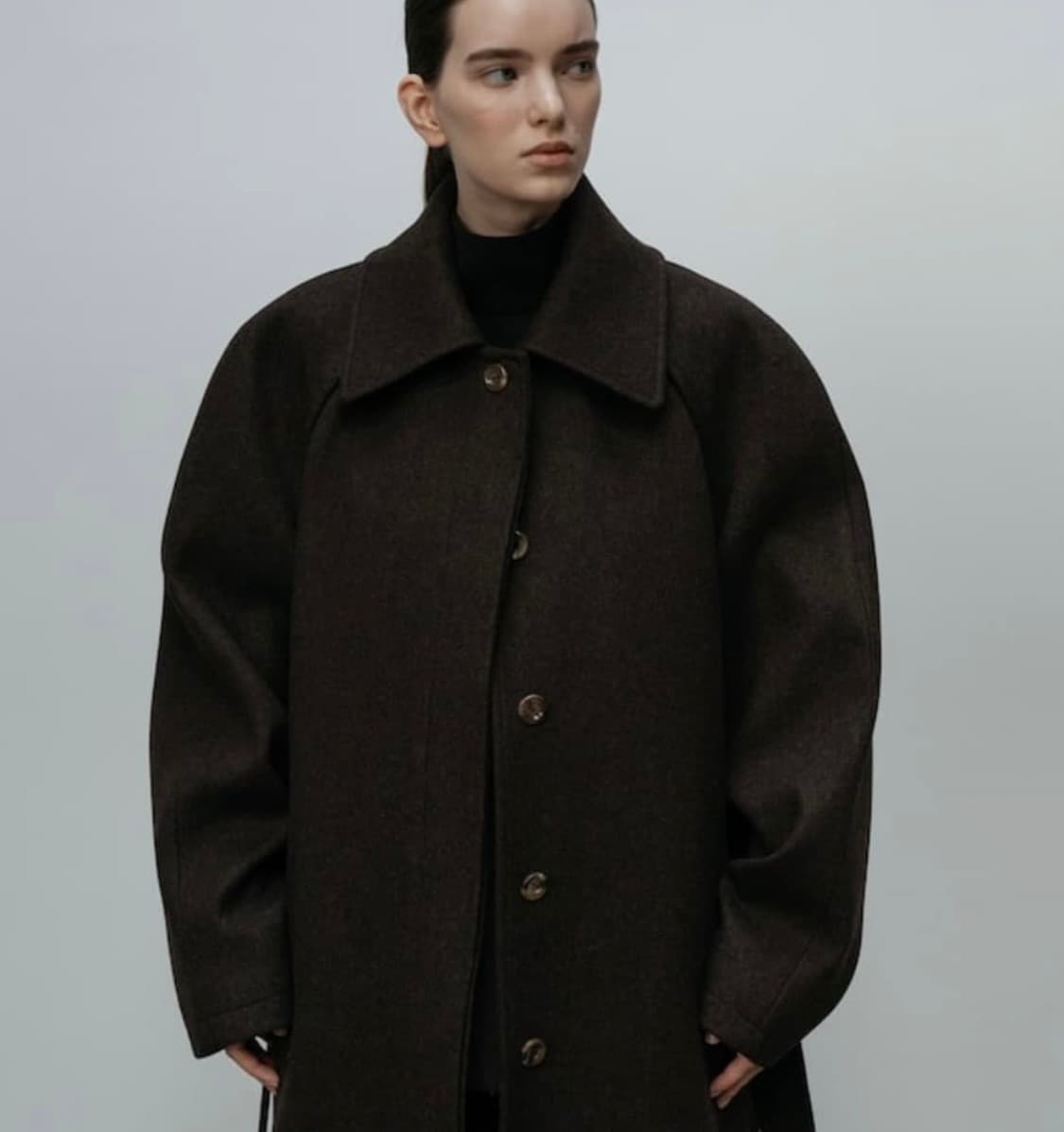 le17septembre 빅 카라 래글런 르17셉템버 코트 상품이미지2